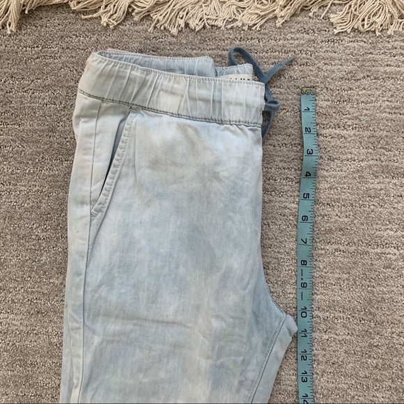 PacSun Bullhead Denim Co Light Blue Wash Joggers Pants Small - Picture 11 of 12